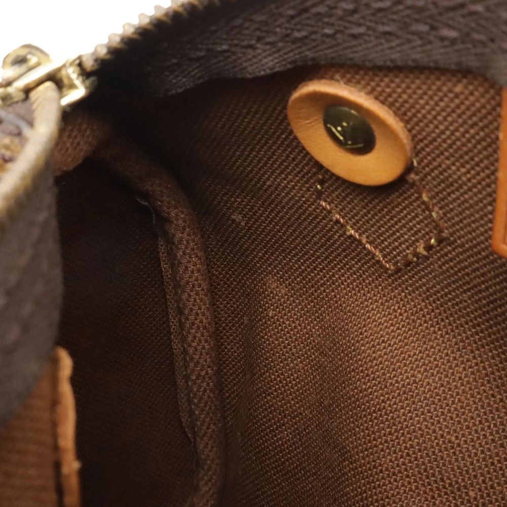LOUIS VUITTON Brown Monogram Mini Speedy Pouch - Picture 9 of 10